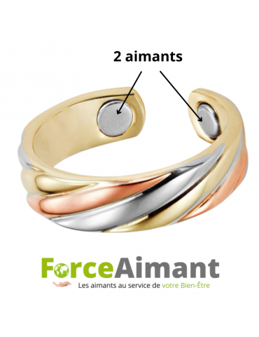 Bague cuivre magnétique Alice