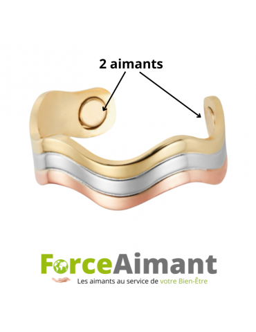 Bague cuivre magnétique Lise