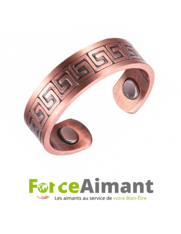 Bague cuivre magnétique Joëlle