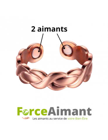 Bague cuivre magnétique Cléa