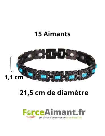 Bracelet magnétique Spirale