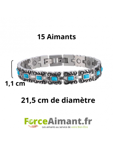 Bracelet magnétique Lagune