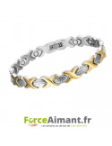 Bracelet magnétique Feuille