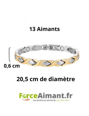 Bracelet magnétique Olive