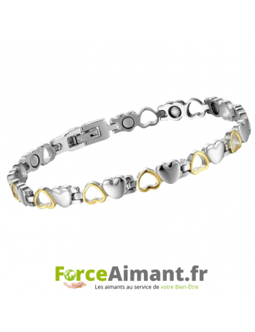 Bracelet magnétique Coeur