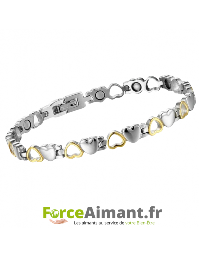 Bracelet magnétique Coeur