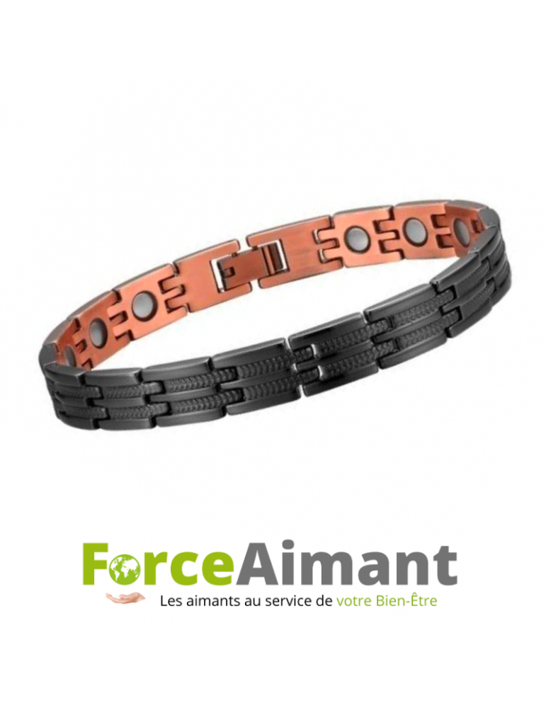 Bracelet cuivre magnétique Muguet
