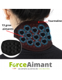 Collier cervical magnétique 13 aimants
