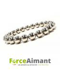Bracelet billes 100 % magnétique - métal