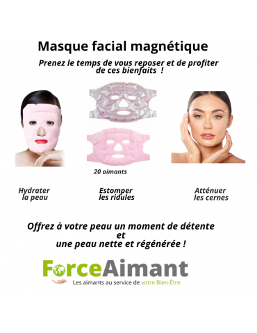 Masque visage magnétique