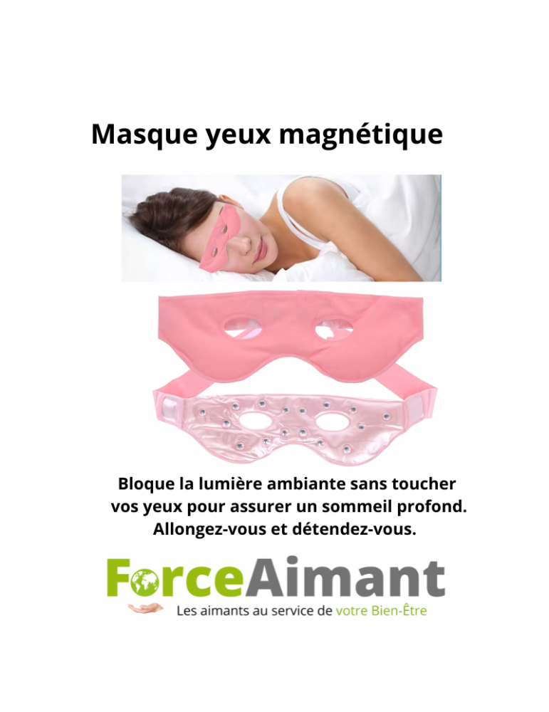 Masque yeux magnétique
