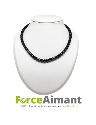 Collier hématite magnétique Olympe