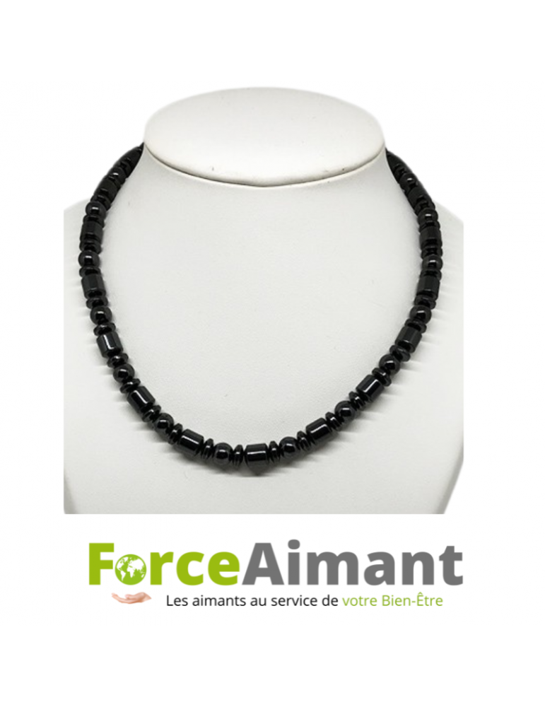 Collier hématite magnétique Espace