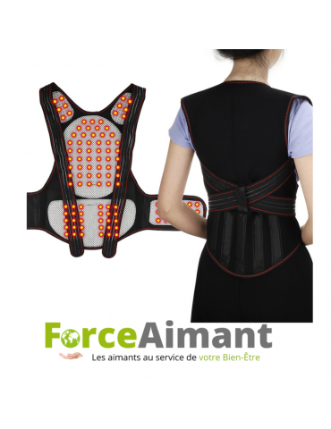 Redresse dos magnétique 108 aimants