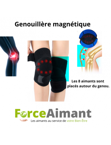 Genouillère magnétique  8 aimants
