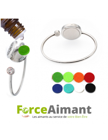 Bracelet fleur de vie aromathérapie Eva