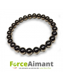 Bracelet billes 100 % magnétique - nacré
