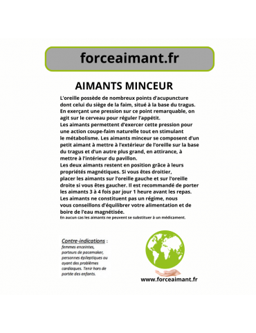 Aimants minceur