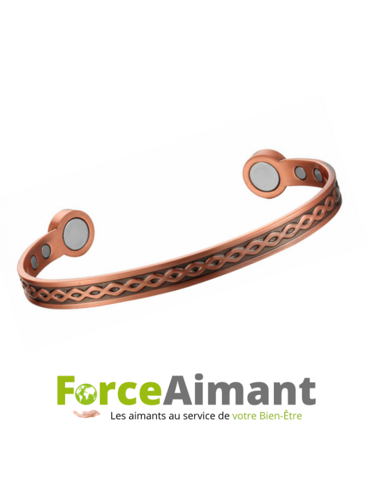 Jonc cuivre magnétique Mimosa