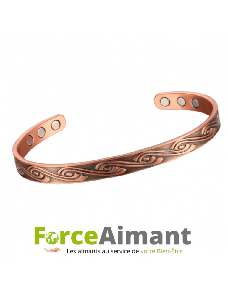 Jonc cuivre magnétique Glaïeul