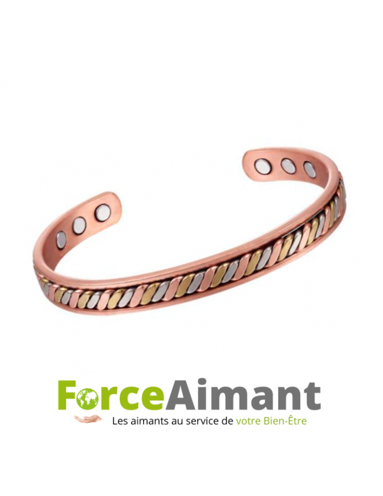 Jonc cuivre magnétique Tulipe