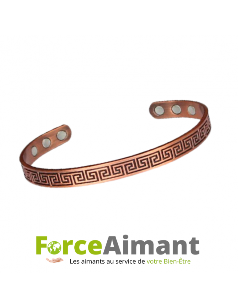 Jonc cuivre magnétique Hortensia