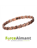 Bracelet cuivre magnétique Pivoine