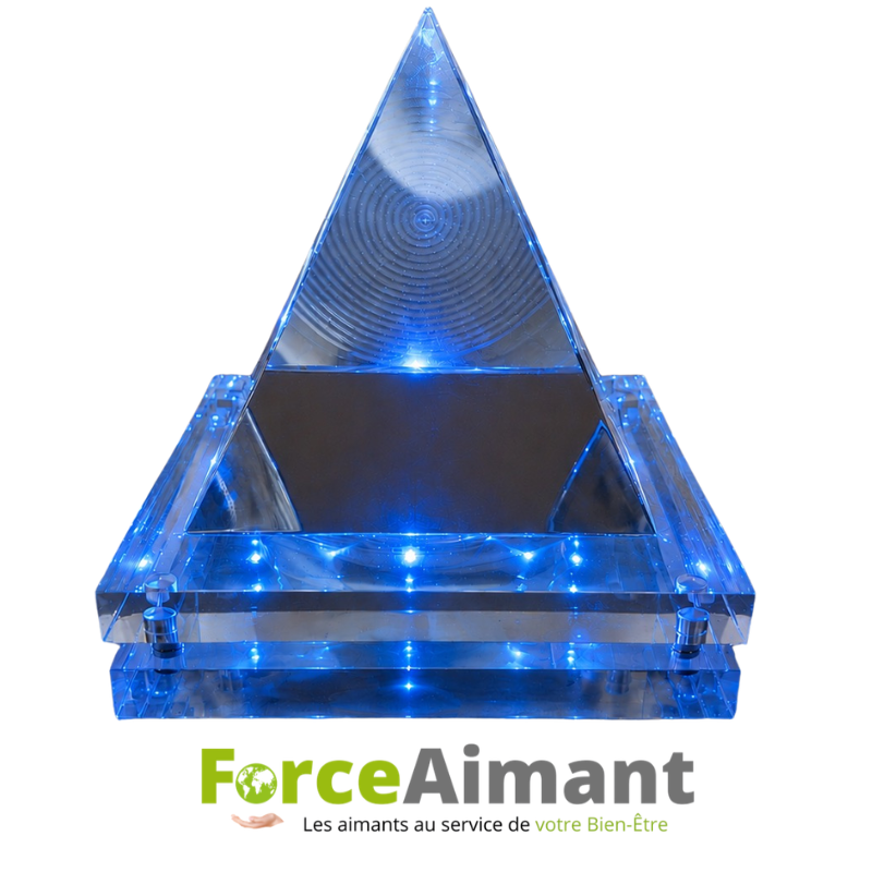 Pyramide en cristal résonance Schumann