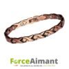 Bracelet cuivre magnétique Pensée