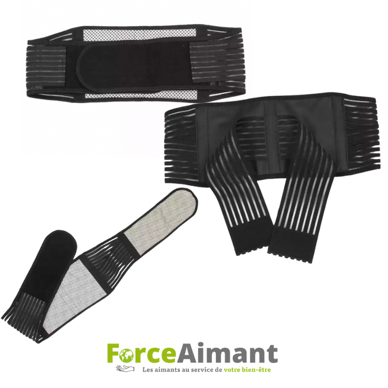 Ceinture magnétique 16 aimants pour le maintien et le confort du dos et des lombaires.