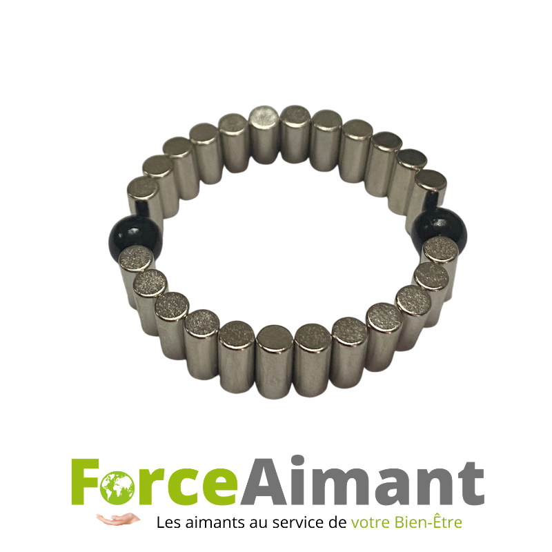 bague anti ronflement 100 % magnétique métal et noire